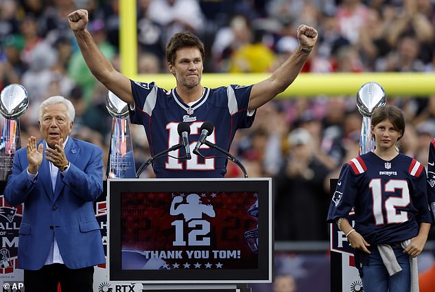 Ex-Patriots QB Tom Brady returned to Foxboro in September for a ceremony in his honor