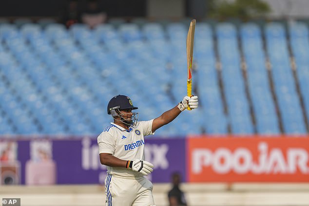 Sarfaraz Khan enjoyed a brutal half-century on debut before being defeated by Wood after a feud with Jadeja