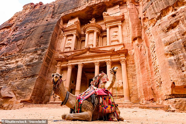 Passengers would take part in guided tours of the ancient city of Petra, one of the Seven Wonders of the World (file image)