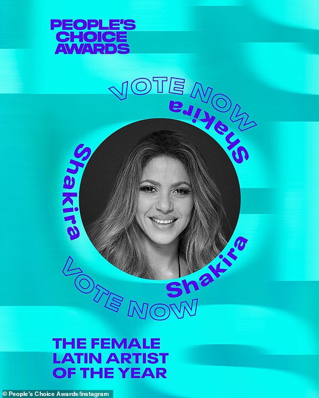 The Emmy-nominated artist will next compete for two trophies – Female Latin Artist of the Year and Collaboration Song of the Year (with Karol G) – at the 49th People's Choice Awards, airing this Sunday on NBC.