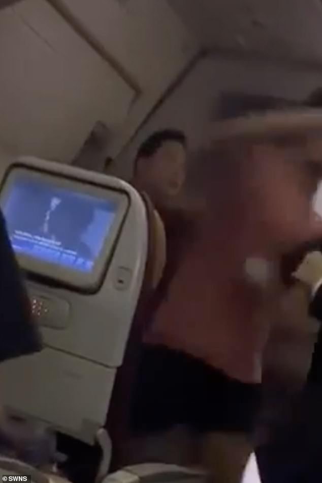 Other passengers and cabin crew on the Bangkok-Heathrow route then tried to intervene