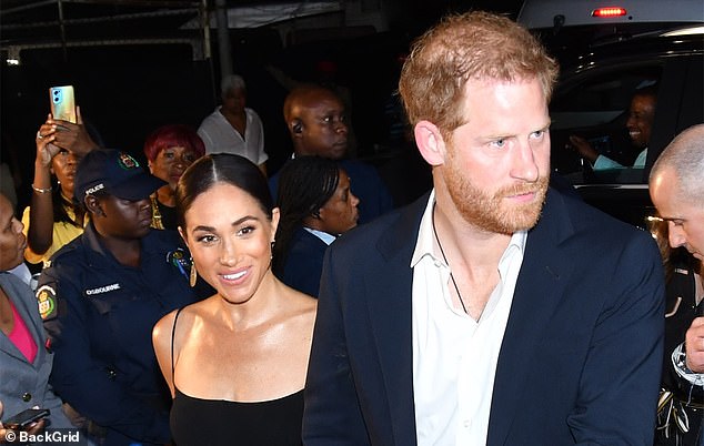 The Sussexes made a surprise trip to Jamaica on Tuesday in January for the world premiere of Bob Marley: One Love