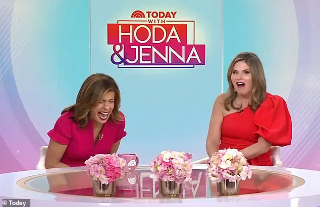 Bush Hager co-host Hoda Kotb burst out laughing as she recounted Hal yelling, “I don't like it!  Shut it down!  I do not like it!'