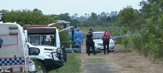 The police investigated the building where a woman died on Thursday