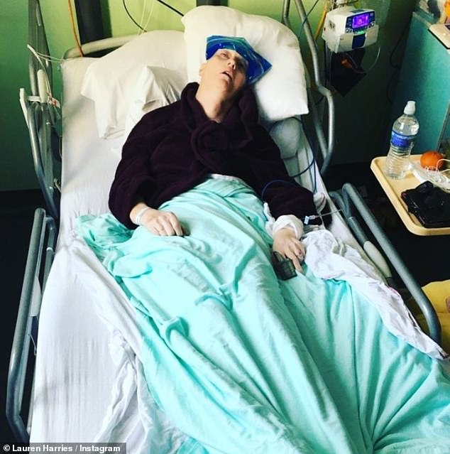 The former Celebrity Big Brother star, 45, underwent emergency brain surgery last year after suffering terrible headaches and blackouts and was put into an induced comeback after the procedure