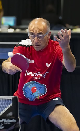 Dr.  Barbera (pictured) has held regular ping-pong sessions near Denver for three years, with 