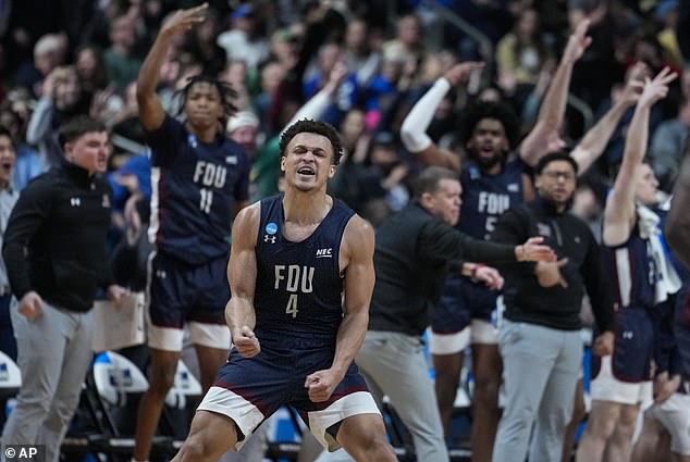 FDU recorded a historic loss to No. 1 seed Purdue in last year's NCAA Tournament