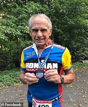 Now, at age 83, he has completed eight Ironman triathlons