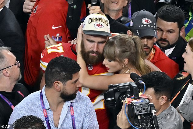 It was a happy ending for Kelce, though, as the Chiefs won an overtime thriller 25-22 in Vegas