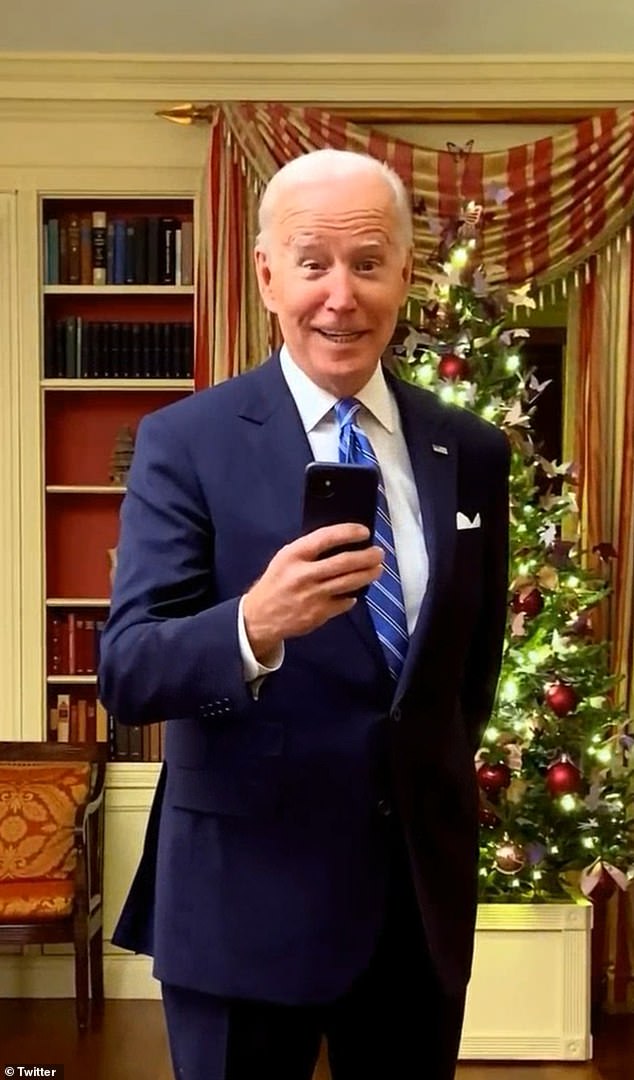 Joe Biden stars in a TikTok video with the Jonas Brothers