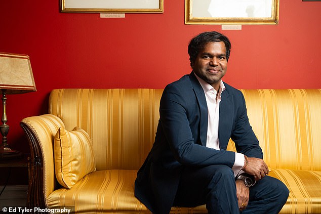 Entrepreneur: Sabesan Sithamparanathan has secured £7.8 million in funding across two investment rounds for his tracking tag company PervasID