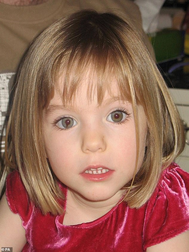 Undated file photo of Madeleine McCann