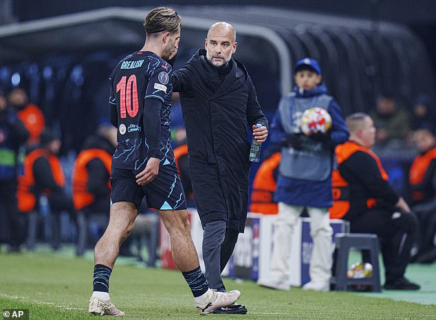 Guardiola admitted after the match that it was a 'shame' that he had to come off with an injury