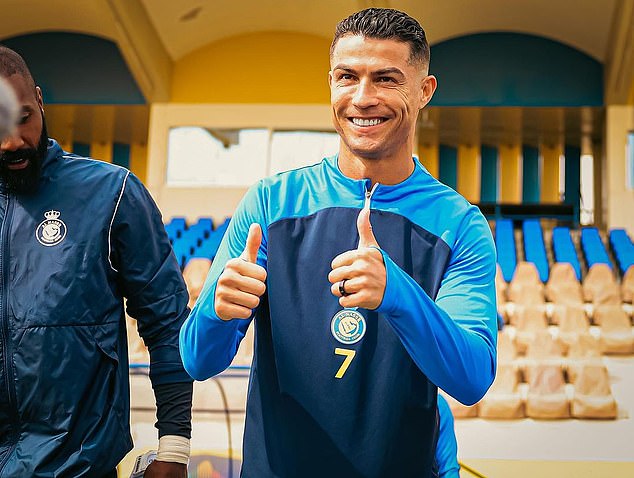 Ronaldo had another reason to celebrate as he returned to the training ground on his birthday after recovering from a calf injury