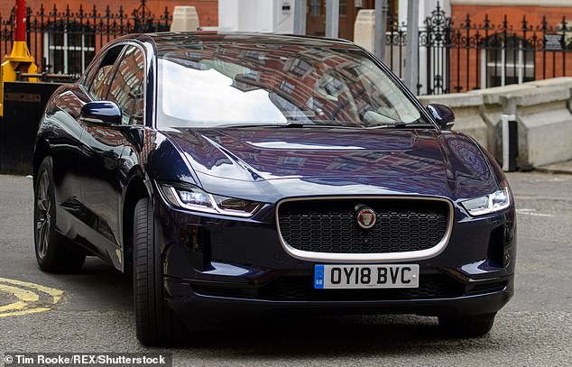 This I-Pace, seen at public engagements, was used by the then Prince of Wales between 2018 and 2020 and was the first fully electric car in the Royal Household