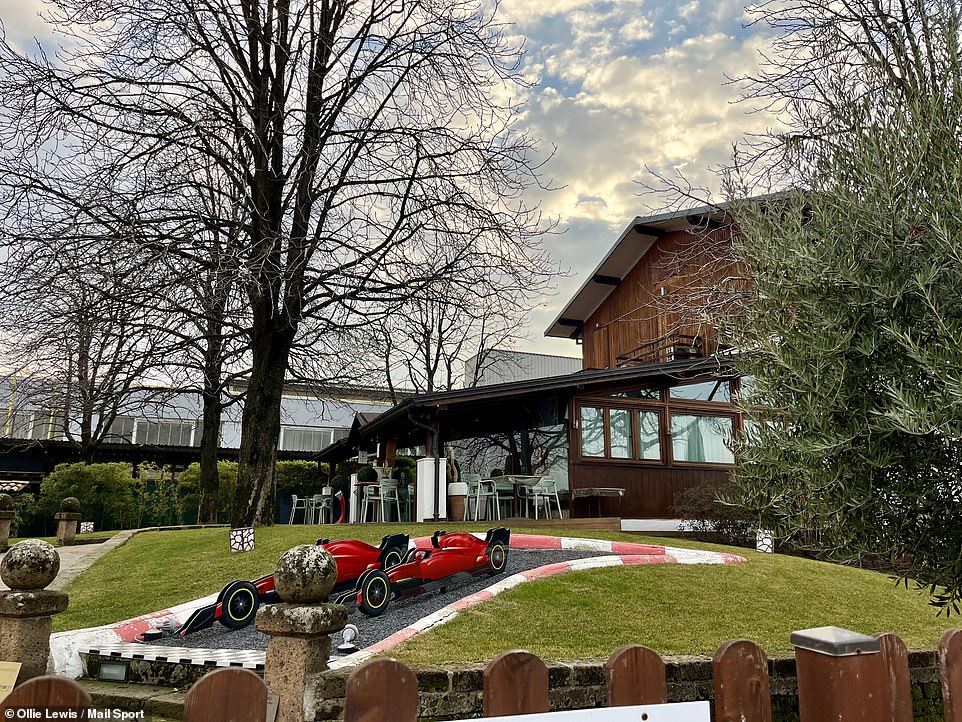 Now this quaint restaurant awaits the arrival of Lewis Hamilton when he joins the Scuderia in 2025