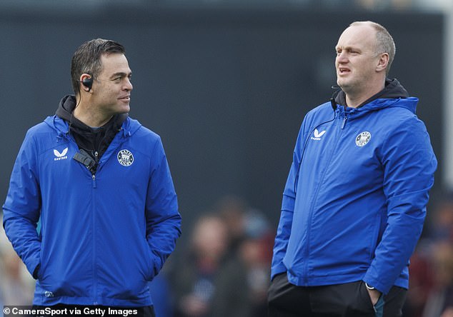 Bath Coach, Lee Blackett (right) claimed Russell has a number of 'incredible qualities' that make him a 'unique' player