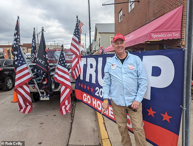 Mike Young, rally organizer, said Trump supporters came from all over to join the protest