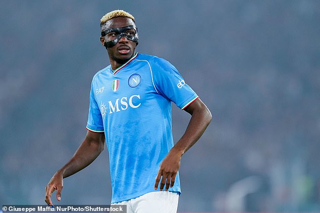 Victor Osimhen will be available this summer for anyone willing to pay the €120 million price tag for Napoli