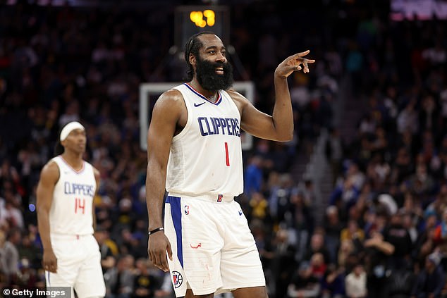 The Clippers came from behind to win 130-125 as James Harden led them with 26 points