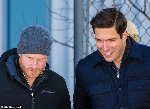 Prince Harry was spotted in Whistler on Wednesday with American TV presenter Will Reeve