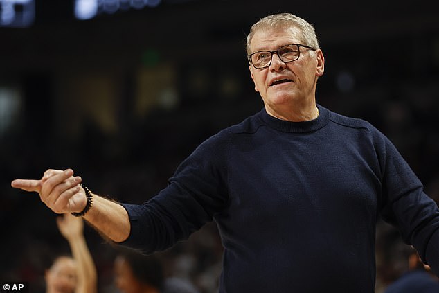 UConn head coach Geno Auriemma advocated for a call a game in South Carolina last week