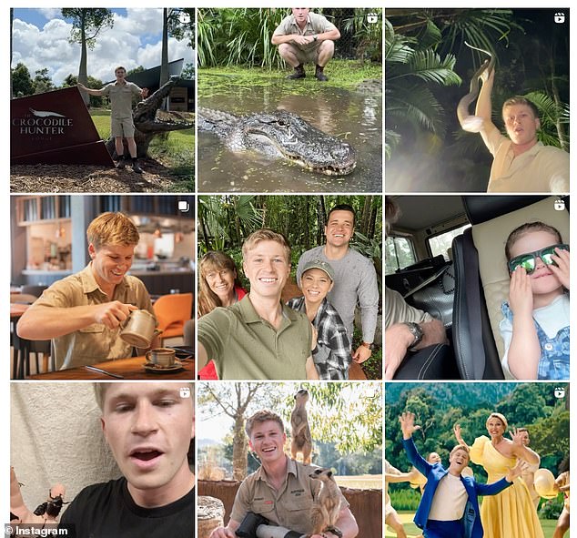 Since sharing the news of their split, Robert has seemingly erased all traces of Rorie from his Instagram, as his grid now only shows posts featuring himself.