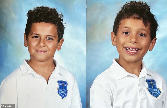 Mark (left) and Jacob (right) Iskander, aged 11 and 8 respectively, died in the horrific crash on September 29, 2020