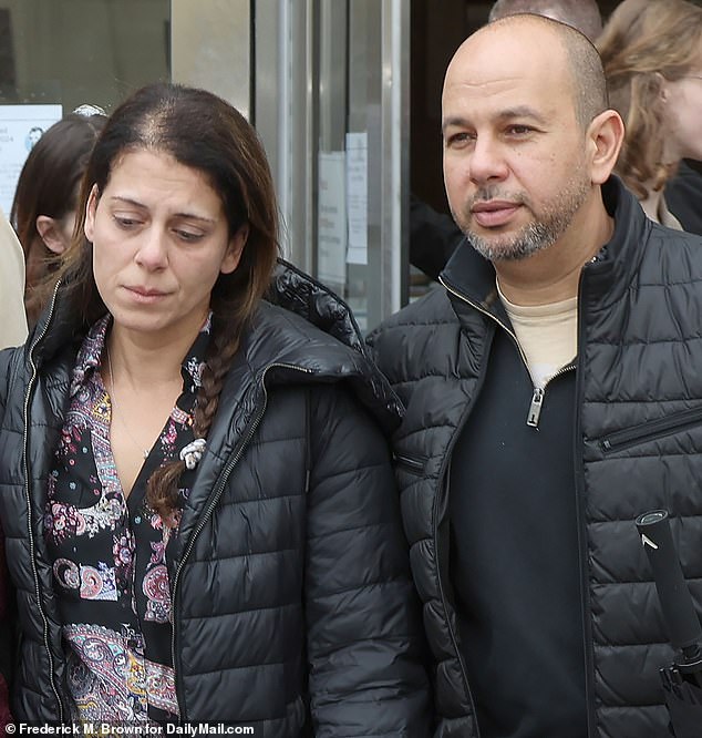 Nancy and Karim Iskander, the boys' parents, left court earlier this month.  Nancy was crossing the road with the brothers when they were hit