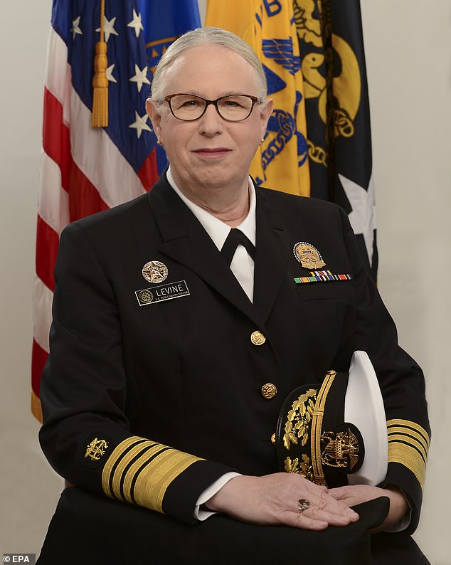 Levine is the nation's highest-ranking openly transgender federal official and was named a four-star admiral of the public health agency