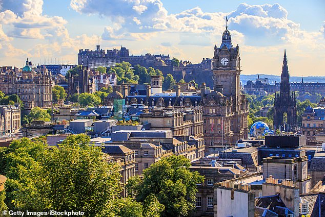 According to Netflix's Tudum behind-the-scenes site, One Day's production team hiked all the way to the top of Arthur's Seat in Holyrood Park in Edinburgh to film scenes.