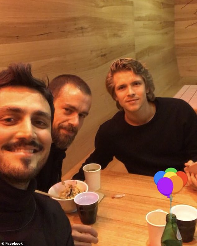 Money-making friends: Nathan Dalah, Casper Ettleson and Nic Pestalozzi (pictured from left to right) opened their first Fishbowl restaurant in Bondi, Sydney's eastern suburbs, in 2016