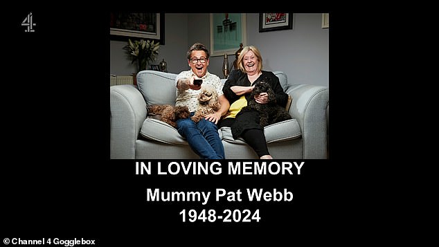 While fans were thrilled to see the return of the hit Channel 4 series, Friday's episode ended with a moving tribute to show star Pat Webb, mother of Stephen Lustig-Webb, leaving fans in tears.