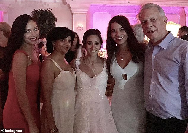 The first experience she had (far left) at a stranger's wedding went so well that Joanna decided to pursue similar opportunities