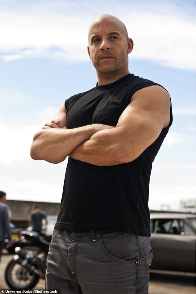 It's Vin Diesel!  Best known for his role as Dominic Toretto in the Fast & Furious franchise, alongside the late Paul Walker, Jordana Brewster and Tyrese Gibson