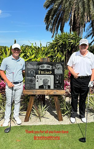 Teammate Jon Rahm thanked Trump 'for everything you've done'