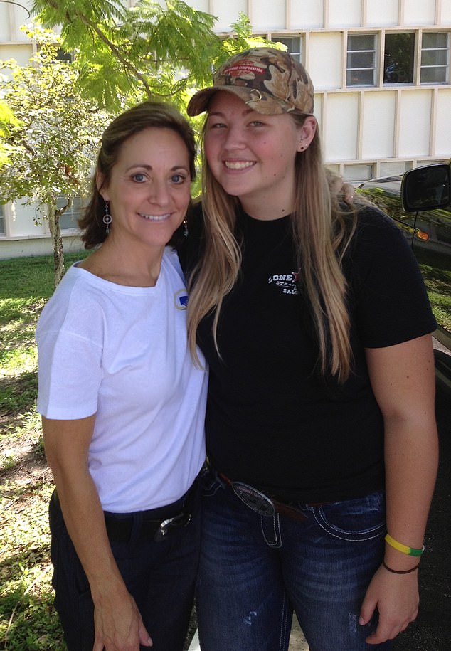 Taylor with Vicki Sokolik, the author and founder of the nonprofit SRN