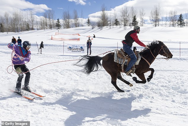 The exciting sport of 'Skijoring' is making waves in America's heartland with its mix of cowboy and ski culture