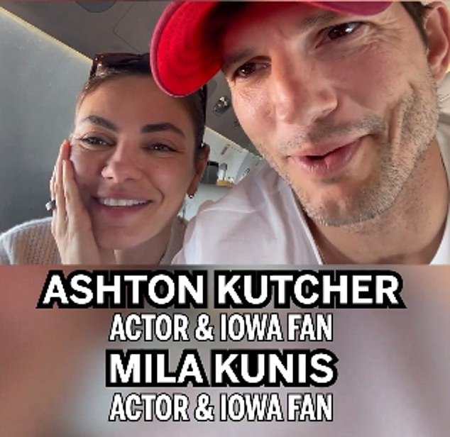 Kutcher and Kunis are extremely famous and took time to celebrate Clark's achievement