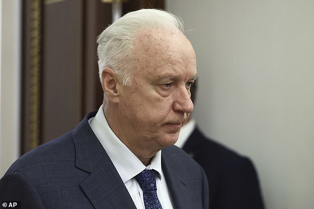 Head of the Investigative Committee, Alexander Bastrykin, pictured in Moscow in June 2023