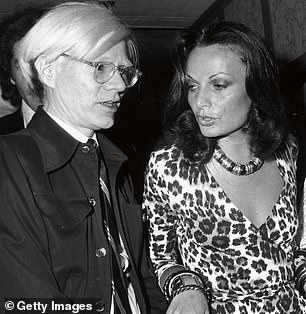 Diane wore a leopard print version with Andy Warhol in 1974, the year it was launched