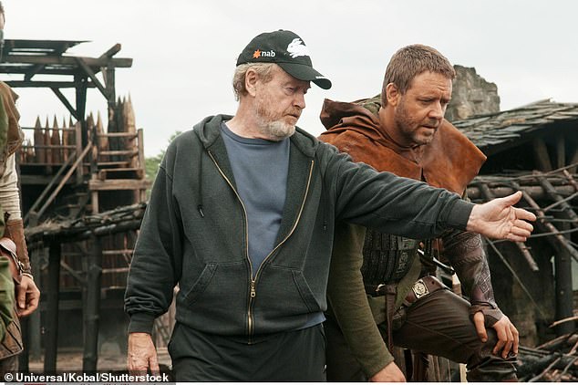 Crowe didn't even think about performing his own stunt for a scene that required him to jump from below over a portcullis, a heavy, vertical gate found at one of the medieval fortifications used in the production.