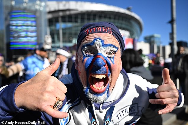 The Tennessee Titans had the drunkest fans, even though their team won only six games this season