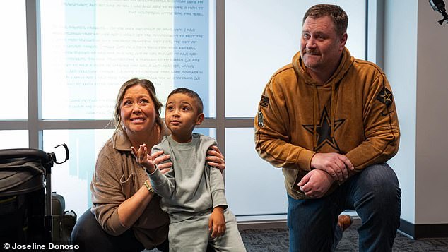 Jenny and Rob also met four-year-old Leonel, who was born with Citrullinemia Type 1 and rescued by Beau