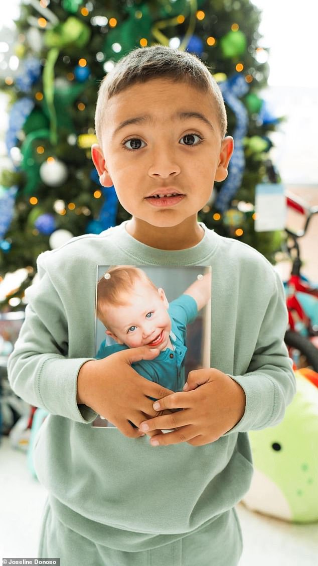 'Leonel is so beautiful.  He's just a rambunctious little four-year-old boy, and it was so good to see him laughing and living so loudly,” Jenny said.