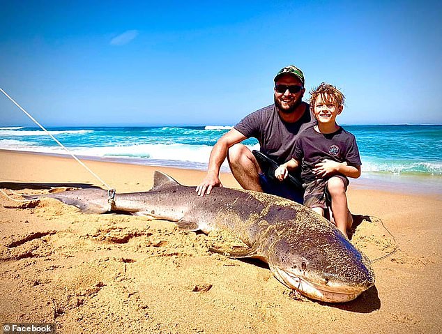 Father Michael Duclos said his son Kye (both pictured) was a 'beautiful boy'.  The 12-year-old died in the arms of his family after going into cardiac arrest