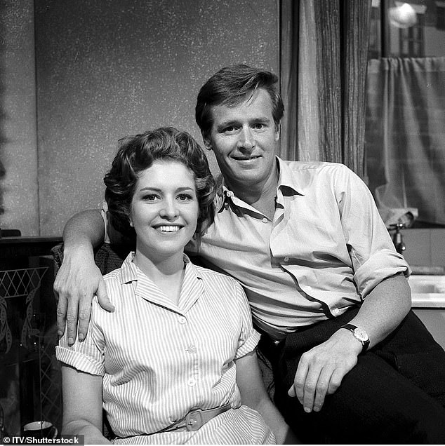 He holds the world record for longest-serving TV actor in a continuing role and is even listed in the Guinness World Records (pictured on soap opera with Anne Reid in 1963)