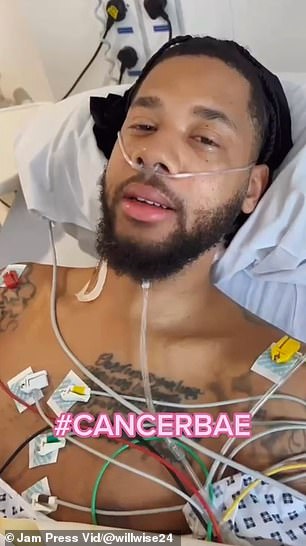 To change the stigma around cancer in the UK, Mr Wise has started the 'CancerBae' movement, where he focuses on connecting with and supporting other people living with cancer.