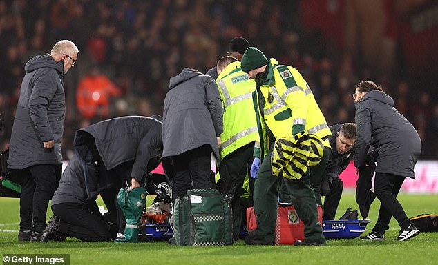 Luton captain Lockyer suffered cardiac arrest on the Vitality Stadium pitch