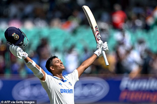 Yashasvi Jaiswal dominated the England bowlers with a double century, achieved before England's declaration